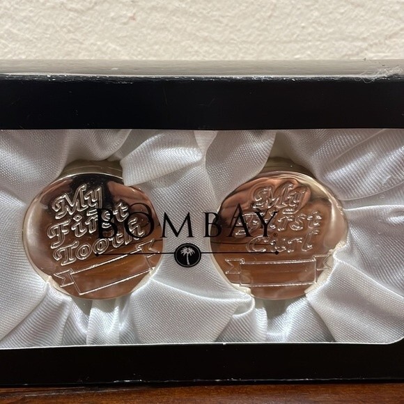 NEW! Bombay Company My First Tooth and Curl Engrave-able keepsake Baby Gift - Picture 5 of 5